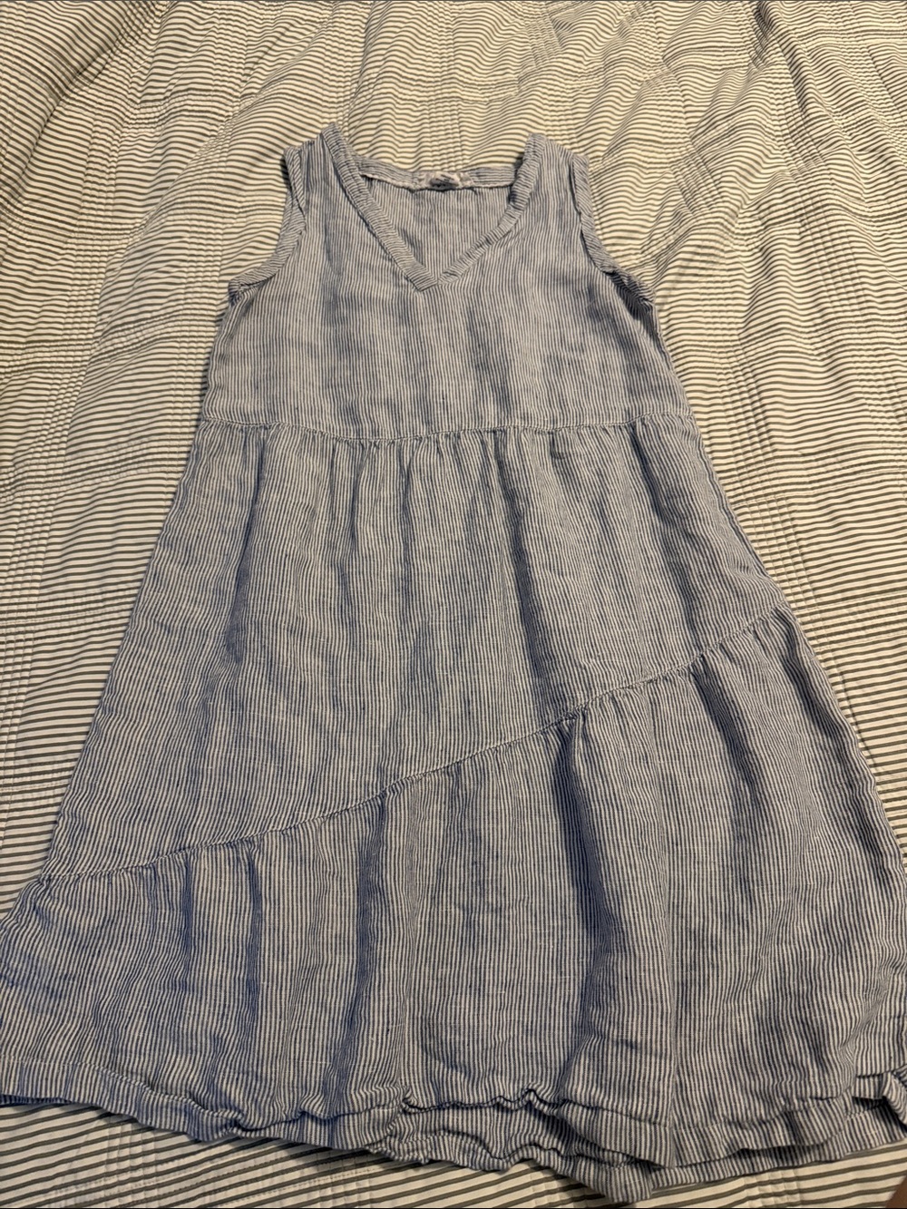 Women’s 100% linen Sleeveless Summer Dress